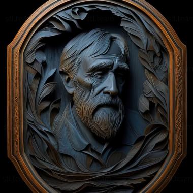 3D model The Heart of Darkness Joseph Conrad 1899 (STL)